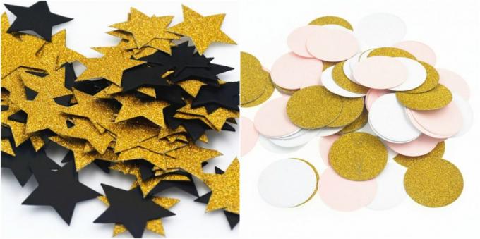 Products for the party: Confetti 