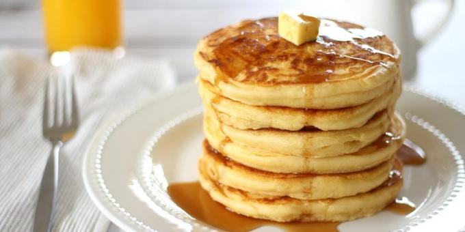 How to cook pancakes with milk: recipes
