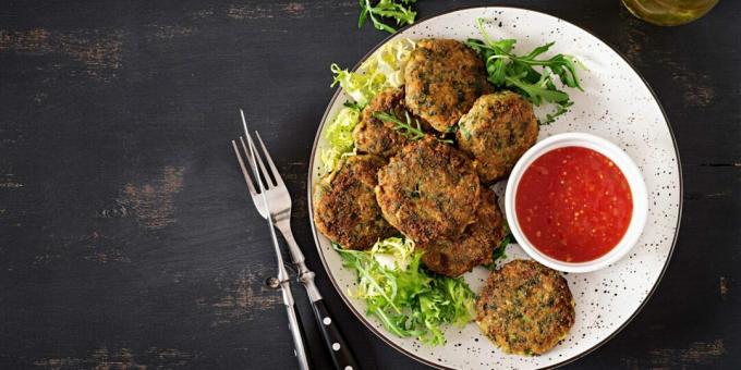 Thai style fish cakes