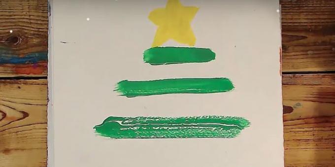 how to draw a tree: add two strips