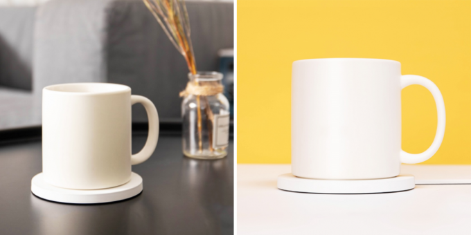 Xiaomi released a mug heated Warm Cup. It charges other gadgets without wires