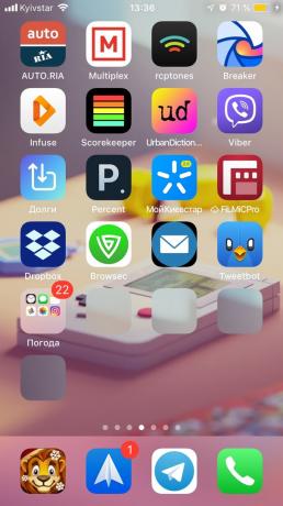 How arbitrarily arrange icons on the iPhone without jailbreaking: left to arrange the icons in the desired order