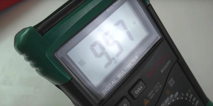 In manual multimeter, you may have to adjust the measuring range