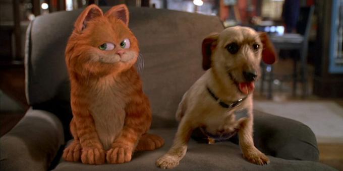 Films about cats: "Garfield"