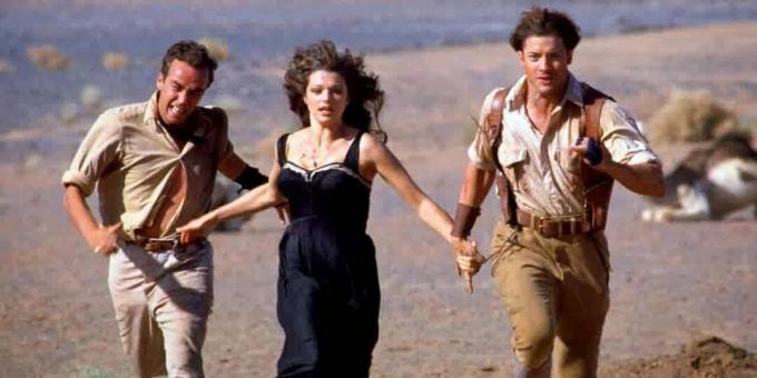 Shot from the film about Egypt "The Mummy"