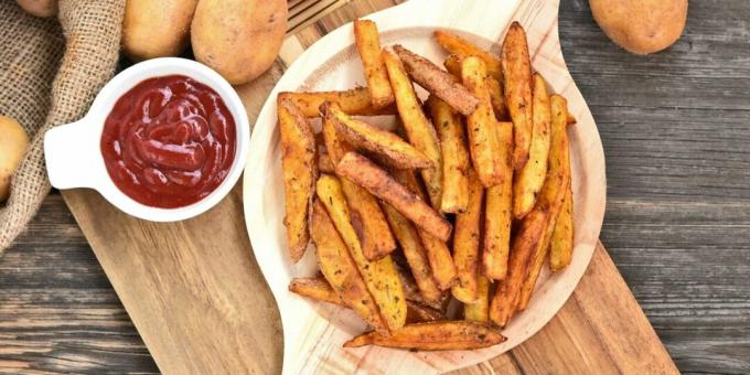 French fries without oil