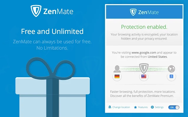 Free VPN for Chrome: ZenMate VPN