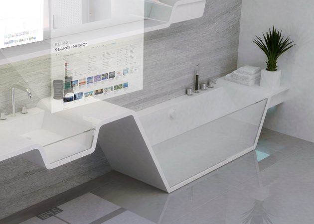 Bathroom of the future: virtual environment