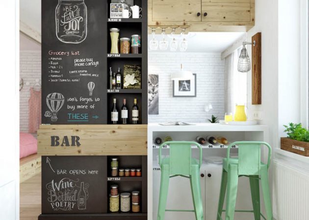 Small kitchen design: tables, photos