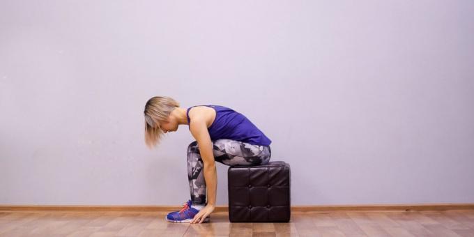 flexibility exercises: tilt forward