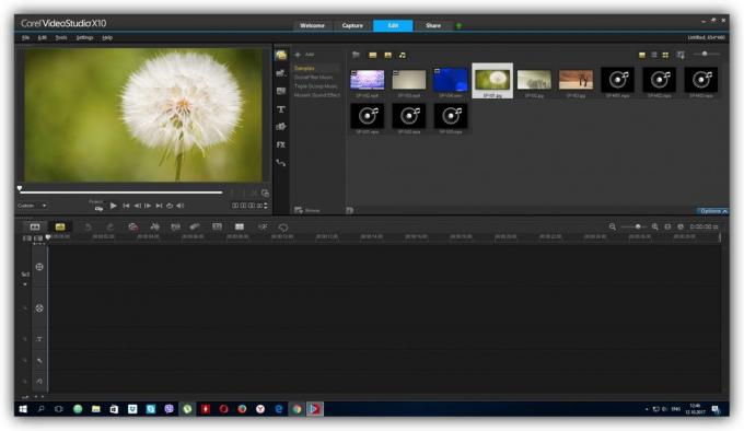 Program for video editing: Corel VideoStudio Pro X10
