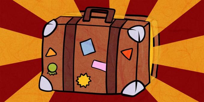 How to pack in a suitcase, climbed to everything and nothing rumpled