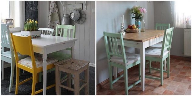 Replace or convert the chairs in the kitchen