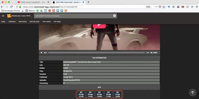 How to download music from YouTube by YouTube Downloader extension