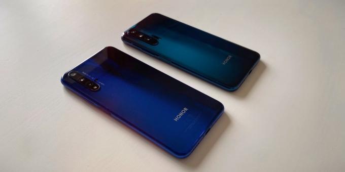 20 Honor and Honor 20 Pro: Rear panel