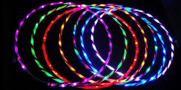 glowing hoops