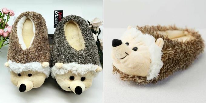 Hedgehog slippers