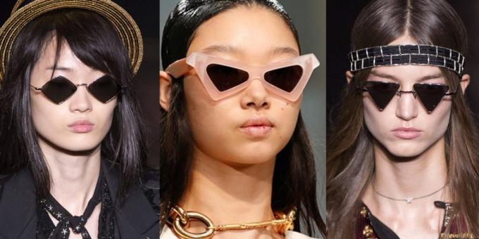 Women's Sunglasses in angular frame