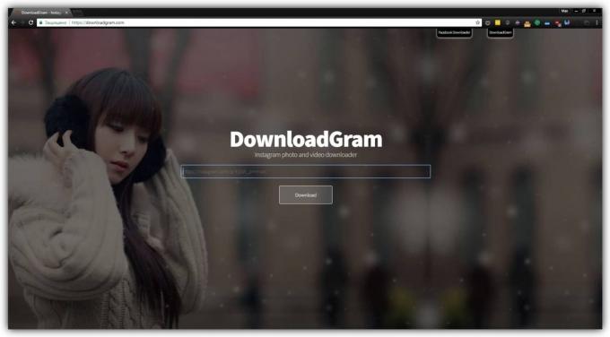 How to download photos from Instagram using DownloadGram