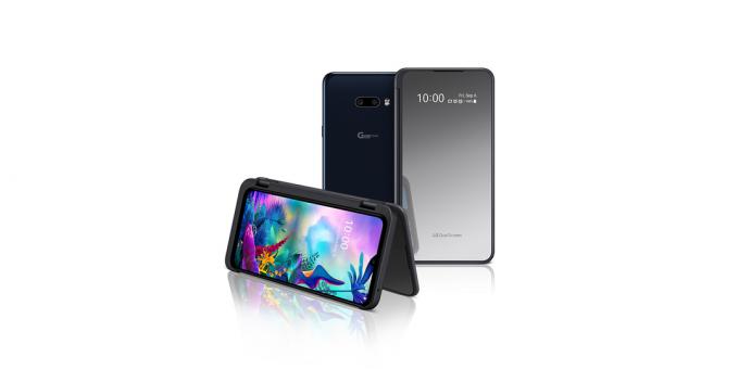LG G8X ThinQ with two screens