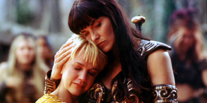 Films about strong women: Xena and Gabrielle