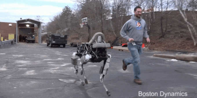 Mechanical dog - man's companion