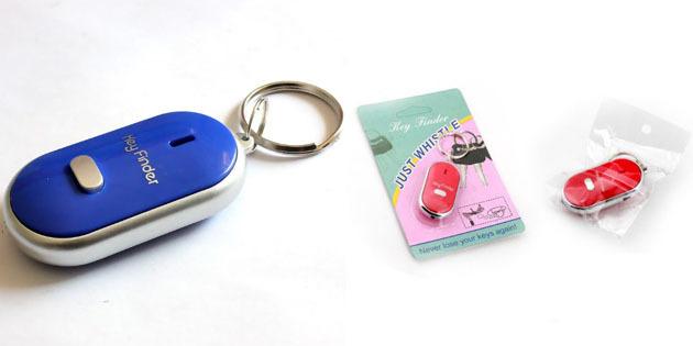 Keychain with voice control to search for keys