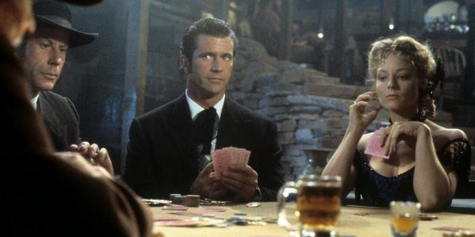 A scene from the movie about poker "Maverick"