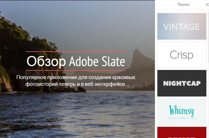 Adobe Slate: Topics