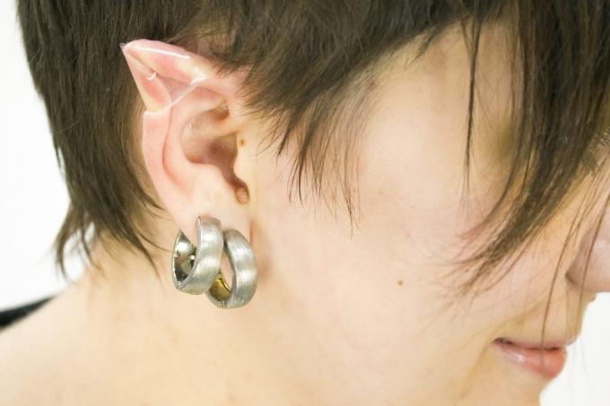 how to use the tape: elf ears