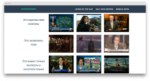 IdioPhrases - a large collection of English idioms with examples