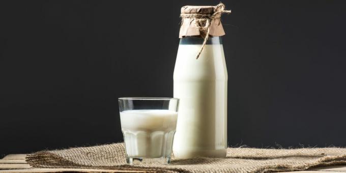 What foods contain iodine: milk
