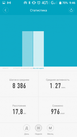 Mi Fit: Statistics