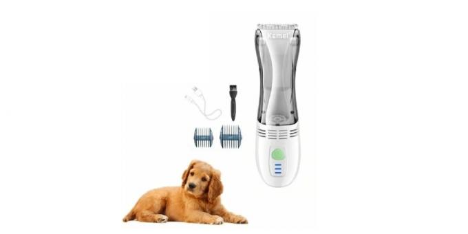 Professional hair clipper with suction function