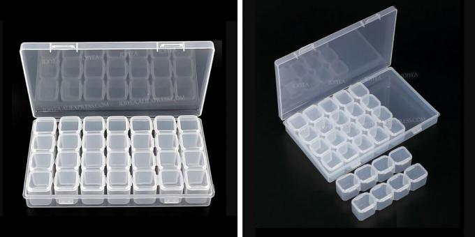 Organizer for storing small items