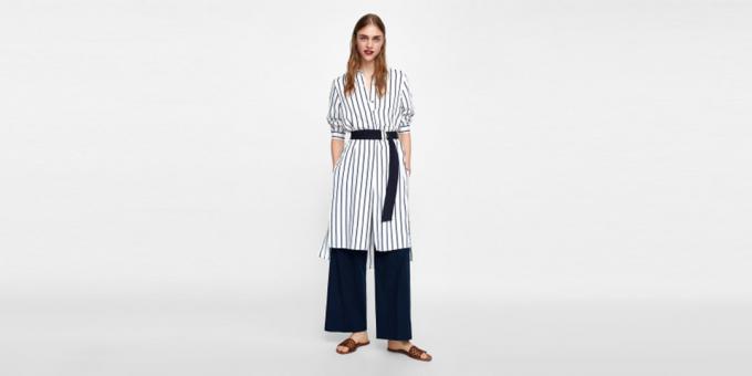 fashion trends 2019: The combination of dresses and trousers