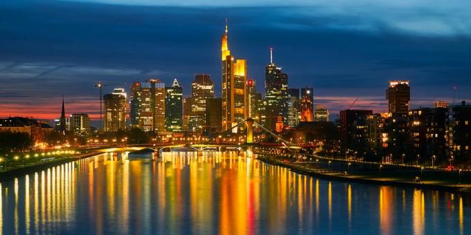 Top cities in terms of life: Frankfurt