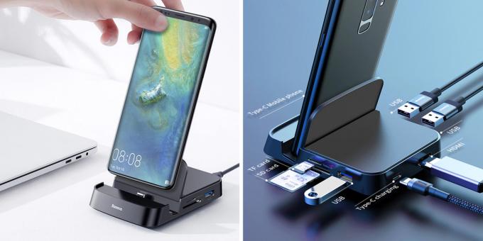 Smartphone docking station