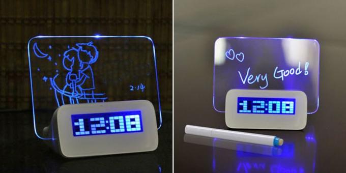 Smart alarm: with LED-panel