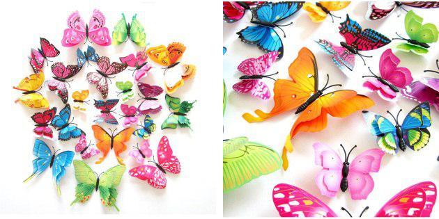 Butterflies for decoration
