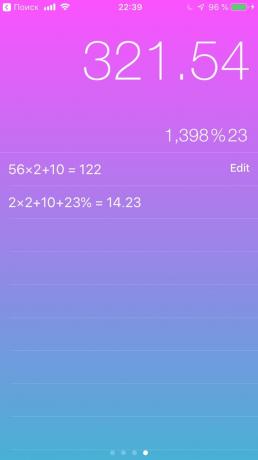 Configuring Apple iPhone: Numerical count in