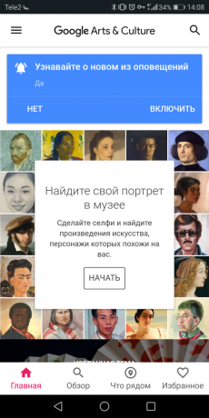 Google Arts & Culture: Search portrait