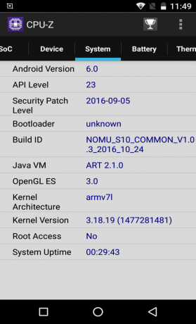 Nomu S10: technical specifications