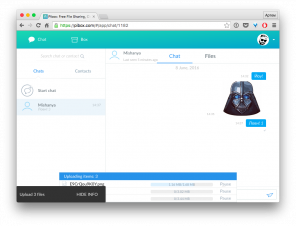 Pibox - messenger with cloud storage to share large files (+ bonus for readers)