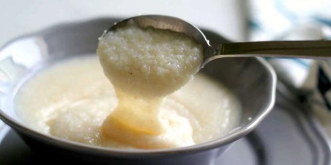 Semolina - tasty and inexpensive