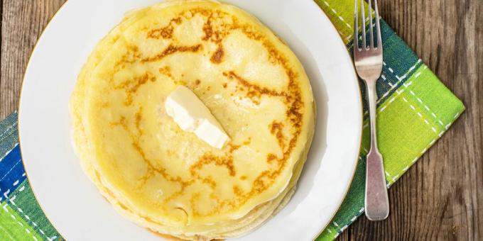 How to make pancakes with beer and milk