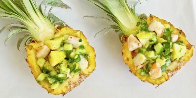 simple recipe for shrimp and pineapple salad