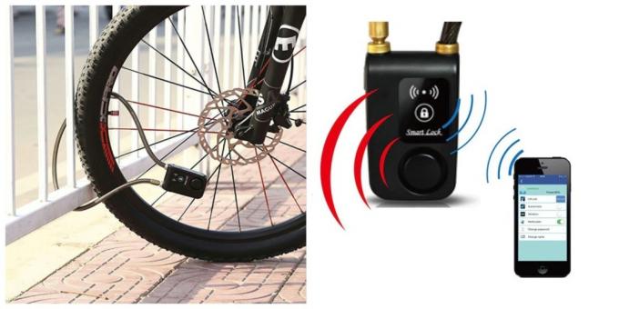 Gadgets for bicycles: Anti-theft lock