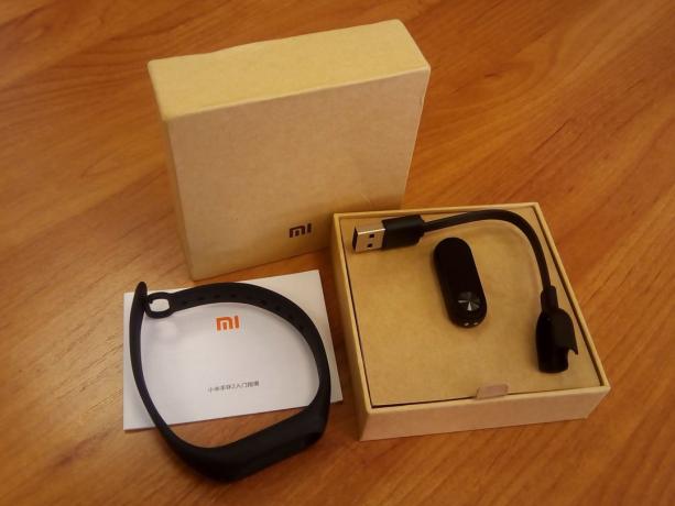 Xiaomi Mi Band 2: supplied