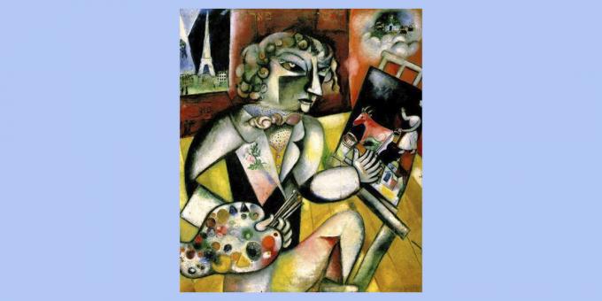 Self-portrait by Marc Chagall
